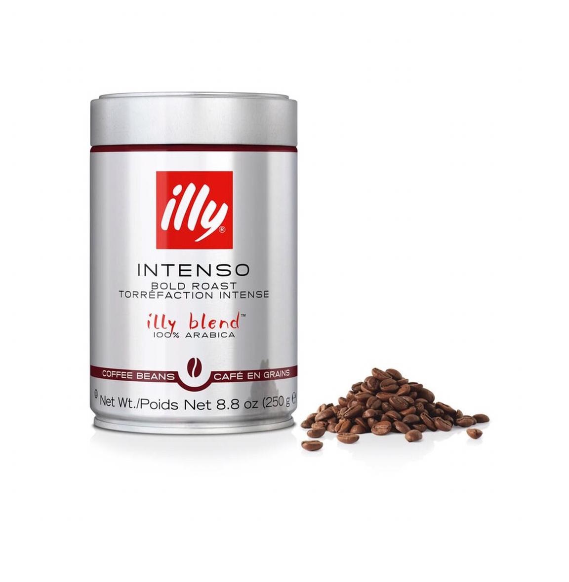دانه قهوه ایلی دارک روست illy Bean Dark Coffee illy Bean Coffee intenso bold roast illy blend 250gr دانه قهوه ایلی دارک روست illy Bean Dark Coffee illy Bean Coffee intenso bold roast illy blend 250gr