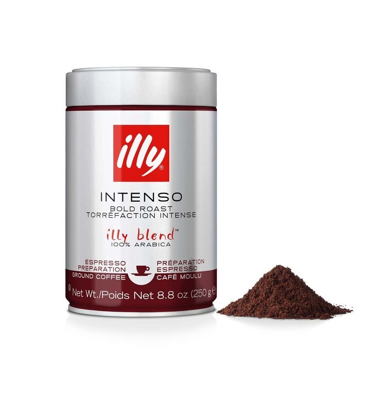 پودر قهوه ایلی اسپرسو دارک روست illy Ground Espresso Intenso (Dark Roast) Coffee پودر قهوه ایلی اسپرسو دارک روست illy Ground Espresso Intenso (Dark Roast) Coffee