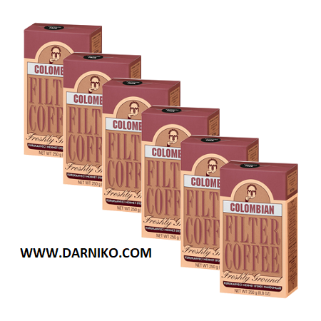 پودر قهوه فرانسه 250 گرمی کلمبیا مهمت افندی قهوه فیلتر کافی مهمت افندی kurukahveci-mehmet-efendi-colombian-filter-coffee-250gr