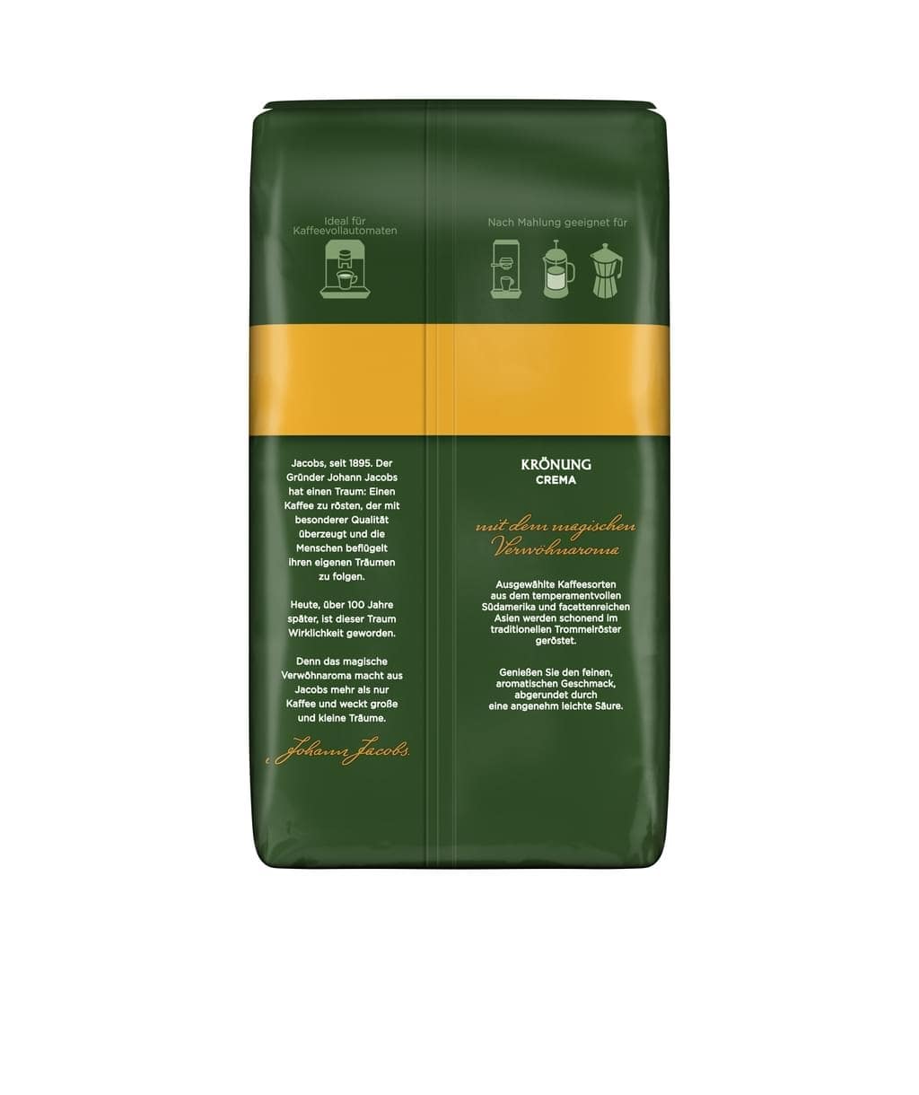 دانه قهوه جاکوبز کرونانگ کرما Jacobs Krönung Crema دانه قهوه جاکوبز کرونانگ کرما Jacobs Krönung Crema