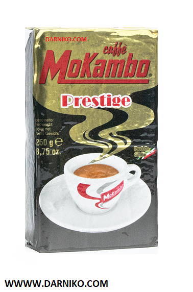 پودر قهوه پرستیژ موکامبو Caffe Mokambo Prestige 250 پودر قهوه پرستیژ موکامبو Caffe Mokambo Prestige 250