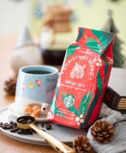 دانه قهوه کریسمس بلند استارباکس