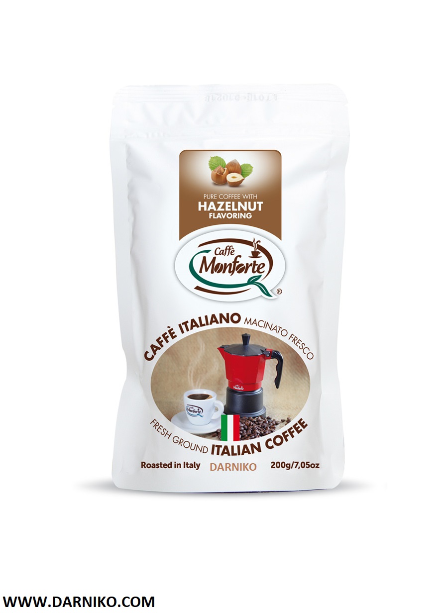 پودر قهوه فندقی مونفورته پودر قهوه فندقی مونفورته Cafe MonForte Vanila Hazlelnut