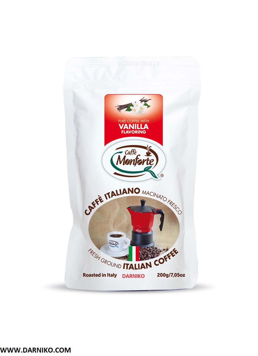 پودر قهوه وانیلی مونفورته پودر قهوه وانیلی مونفورته Cafe MonForte Vanila Flovoring