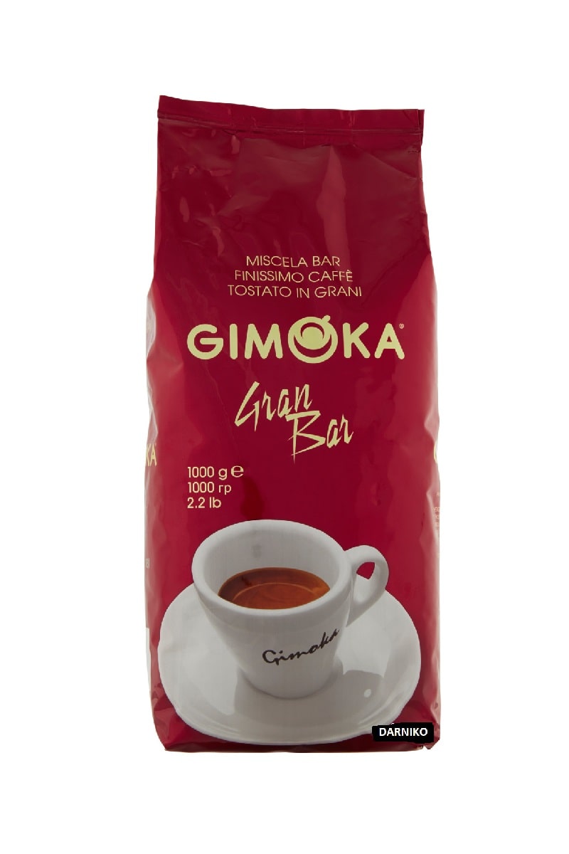 دانه قهوه جیموکا گران بار GIMOKA Gran Bar دانه قهوه جیموکا گران بار 1 کیلو گرمی GIMOKA Gran Bar
