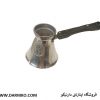 شیر جوش و قهوه جوش ترک آلومینومی 6 فنجانه با دسته پلاستیکی