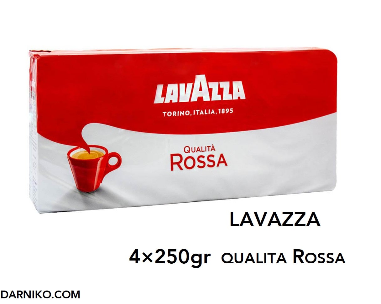پودر قهوه لاواتزا قرمز کوالیتا روسا (کیفیت قرمز) Lavazza Qualità Rossa پودر قهوه لاواتزا قرمز کوالیتا روسا (کیفیت قرمز) Lavazza Qualità Rossa