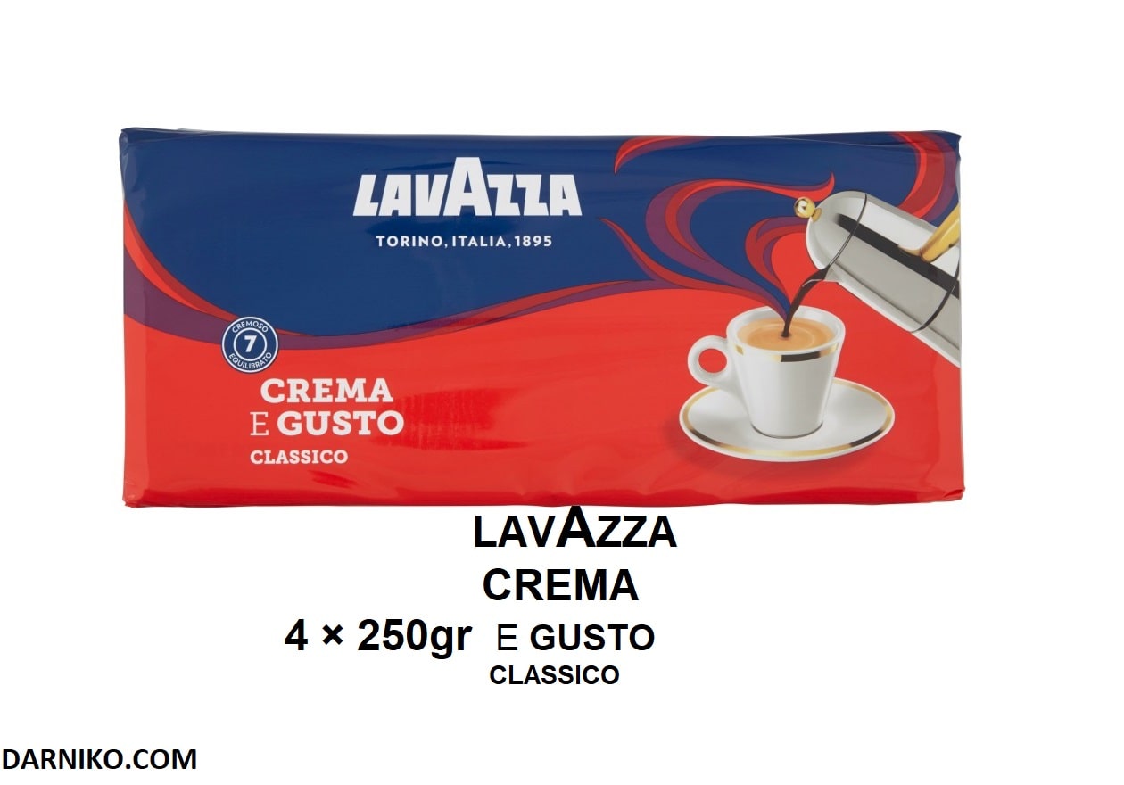 پودر قهوه کرما گوستو کلاسیکو لاوازا Lavazza Crema e Gusto Classico پودر قهوه کرما گوستو کلاسیکو لاوازا Lavazza Crema e Gusto Classico