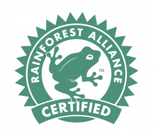 rainforest-alliance-certified گواهینامه ™Alliance Certified قورباغه سبز