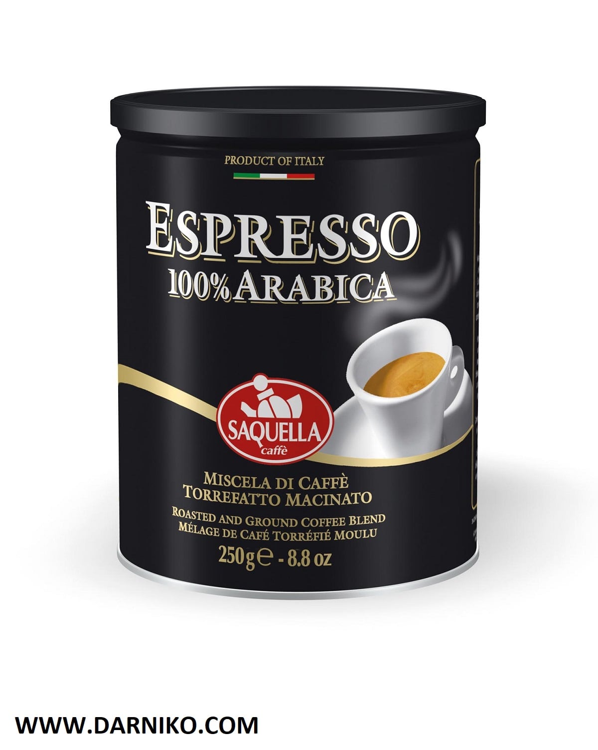 پودر قهوه ساکوئلا 100% عربیکا اسپرسو SAQUELLA ESPRESSO 100% ARABICA پودر قهوه ساکوئلا 100% عربیکا اسپرسو SAQUELLA ESPRESSO 100% ARABICA
