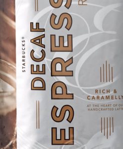 دانه قهوه استارباکس دی کف اسپرسو Starbucks Espresso DECAF 250g