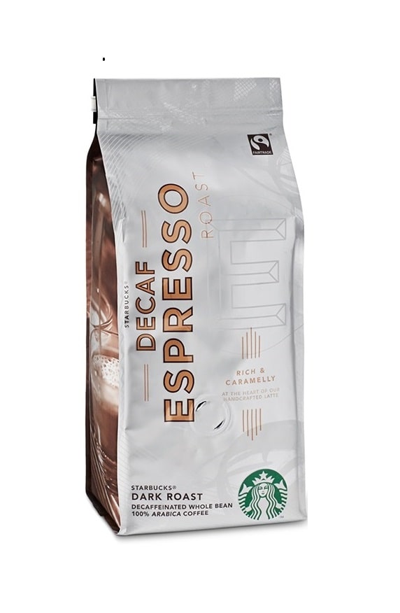 دانه قهوه استارباکس دی کف اسپرسو Starbucks Espresso DECAF 250g بدون کافئین دانه قهوه استارباکس دی کف اسپرسو Starbucks Espresso DECAF 250g بدون کافئین