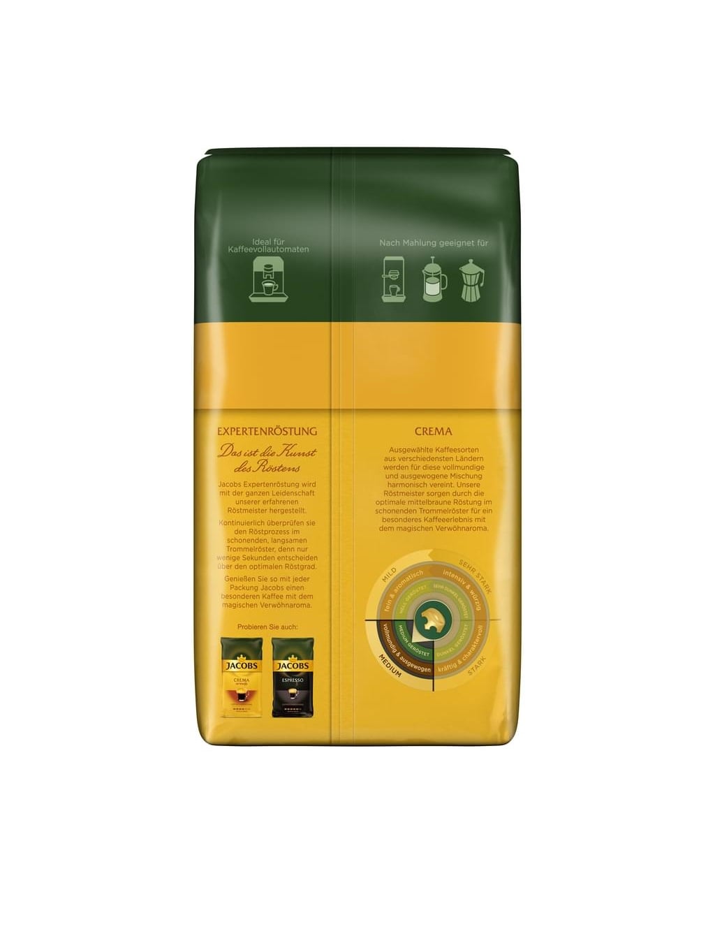 دانه قهوه کرما استاد روست جاکوبز JACOBS CREMA EXPERTENRÖSTUNG دانه قهوه کرما استاد روست جاکوبز JACOBS CREMA EXPERTENRÖSTUNG