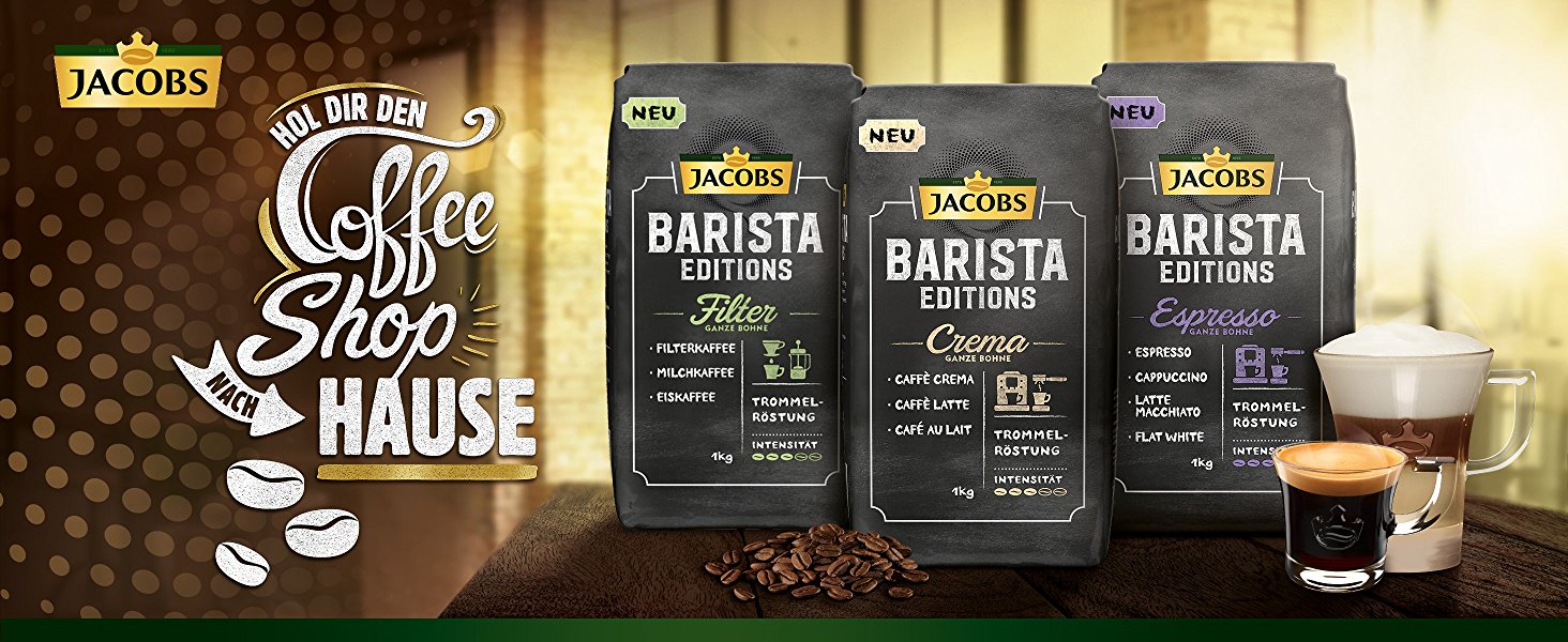 لاین قهوه باریستا ادیشن جاکبز JACOBS BARISTA EDITIONS