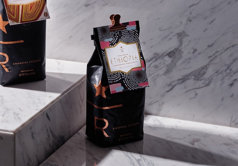 دانه قهوه اتیوپی ییرگاچف استارباکس رزرو Starbucks Reserve™ Ethiopia Yirgacheffe cheleektu 250