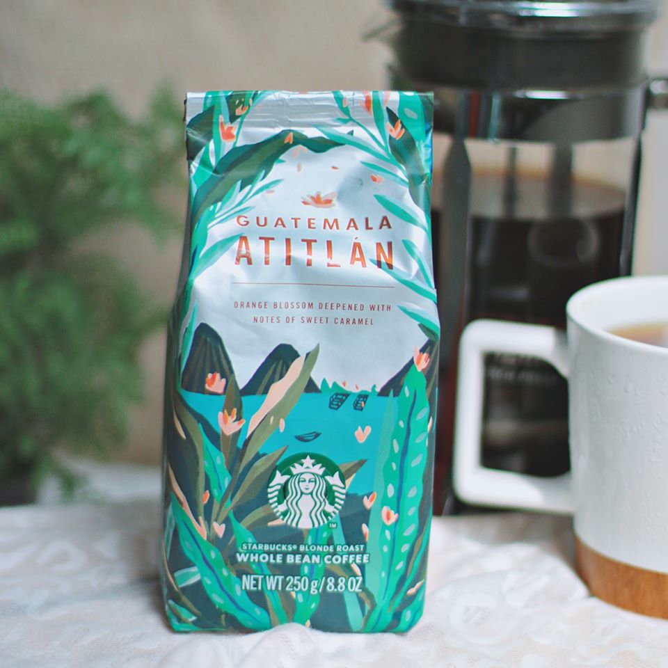 دانه قهوه گواتمالا آتیتلان استارباکس دانه قهوه گواتمالا آتیتلان استارباکس