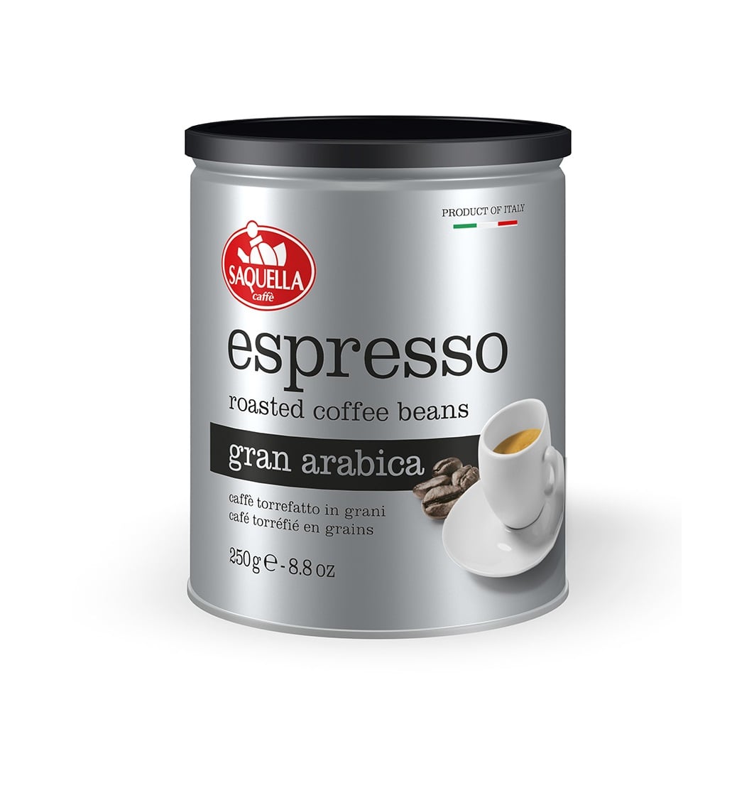دانه قهوه عربیکا اسپرسو ساکوئلا SAQUELLA Espresso Gran Arabica دانه قهوه عربیکا اسپرسو ساکوئلا SAQUELLA Espresso Gran Arabica